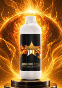 Лосьон премиум для моментального загара SUNPETERBURG VERY BLACK 22% super speed tan