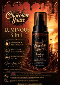 Косметика для загара Chocolate Sauce Luminos 3 in 1 150 мл