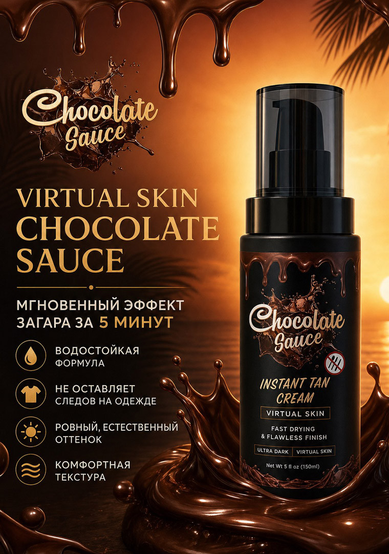 CHOCOLATE SAUCE - INSTANT TAN CREAM VIRTUAL SKIN