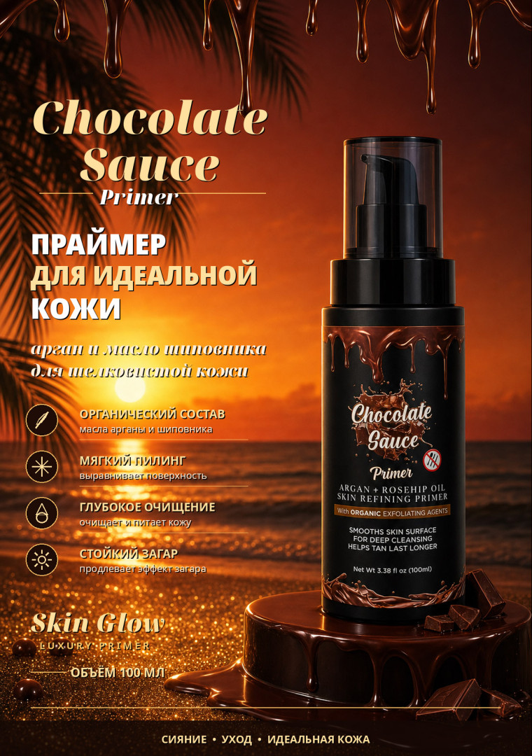 Косметика для загара Chocolate Sauce Primer 100 мл