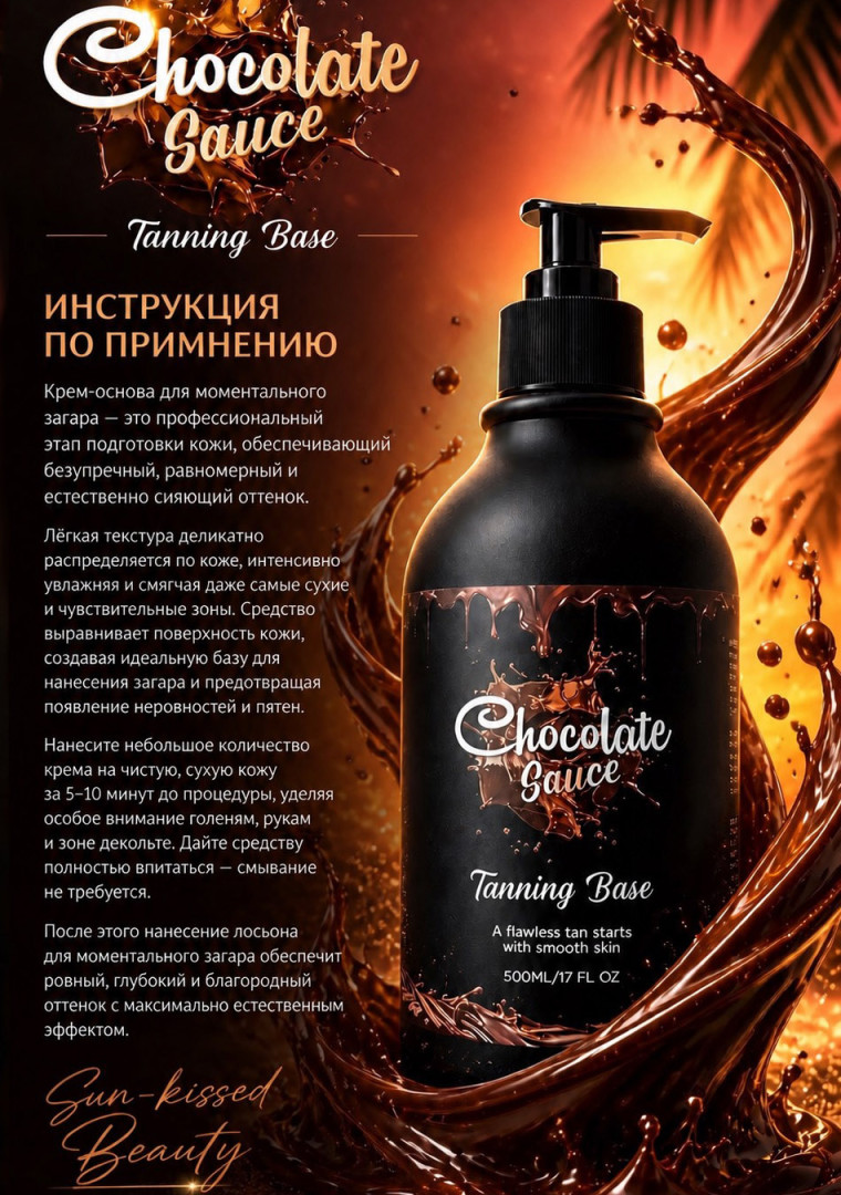 Крем-основа Chocolate Sauce/TANNING BASE ОТ CHOCOLATE SAUCE