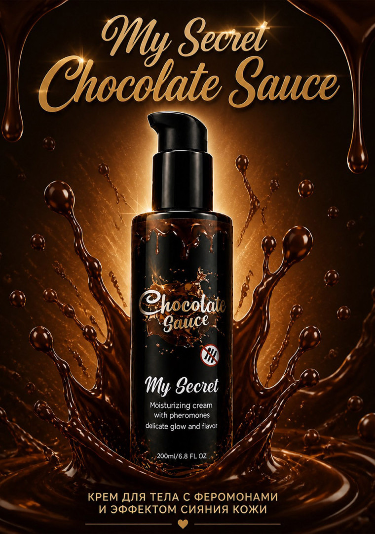 Крем с феромонами "МОЙ СЕКРЕТ" от Chocolate Sauce/Moisturizing cream "MY SECRET" with pheromones Chocolate Sauce 