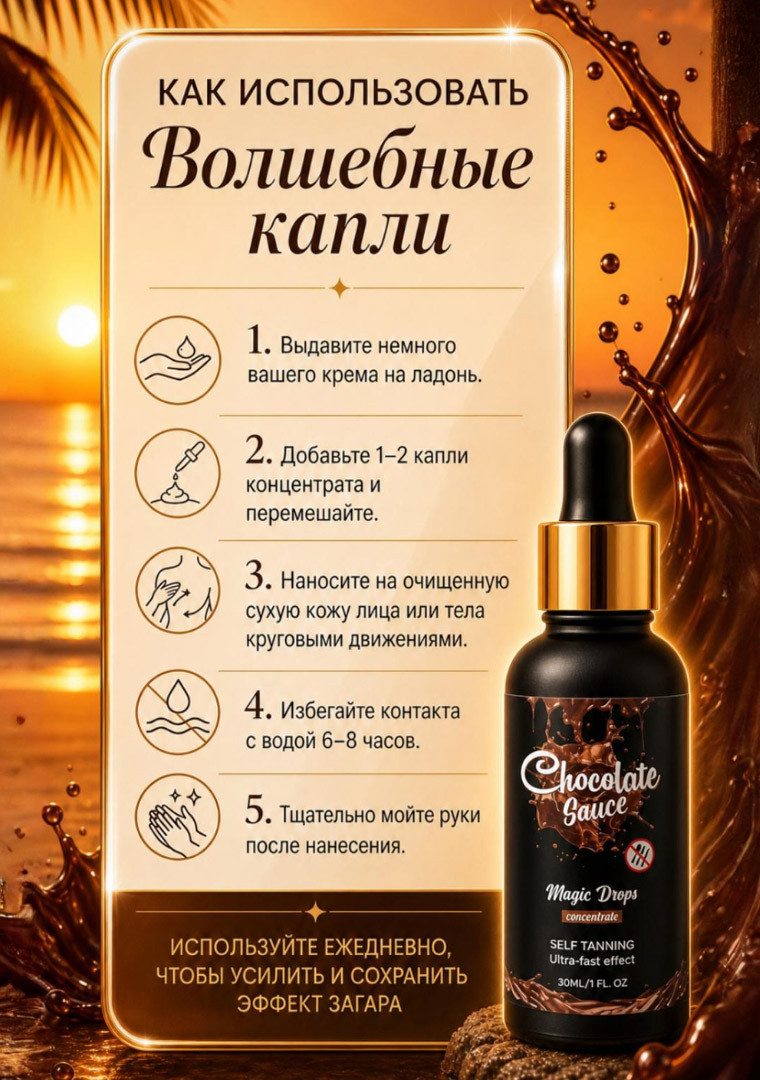 Волшебные капли (концентрат) от Chocolate Sauce/MAGIC DROPS от CHOCOLATE SAUCE